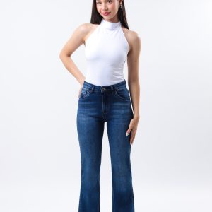 JEANS COLLECTION WIDE LEG DE MEZCLILLA AZUL INDIGO