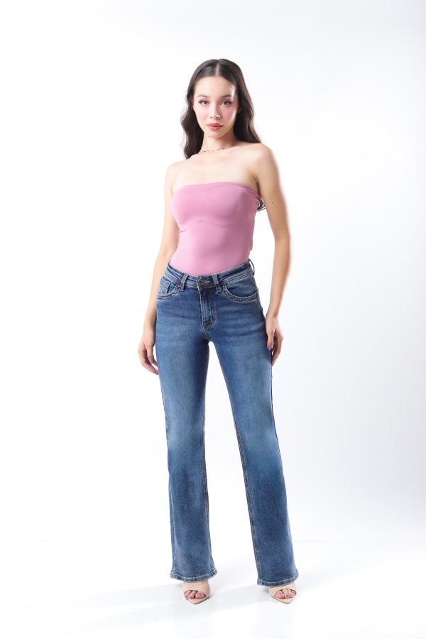JEANS COLLECTION BOOTCUT MEZCLILLA AZUL MEDIO CLARO