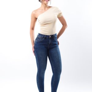JEANS COLLECTION SKINNY DE MEZCLILLA AZUL MEDIO