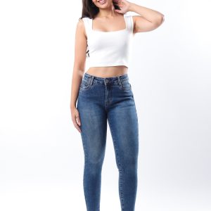 JEANS COLLECTION SKINNY MEZCLILLA AZUL MEDIO