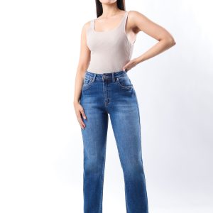 JEANS COLLECTION STRAIGHT MEZCLILLA AZUL MEDIO
