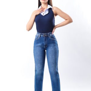 JEANS COLLECTION STRAIGHT MEZCLILLA AZUL CLARO