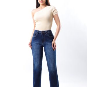 JEANS COLLECTION STRAIGHT MEZCLILLA AZUL MEDIO OSCURO