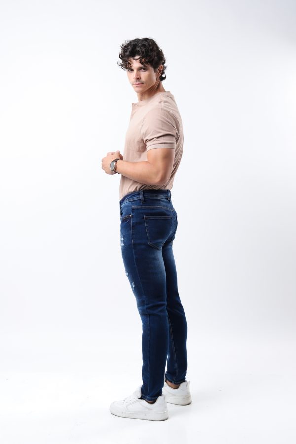 JEANS COLLECTION SKINNY DE MEZCLILLA AZUL MEDIO OSCURO - Imagen 2
