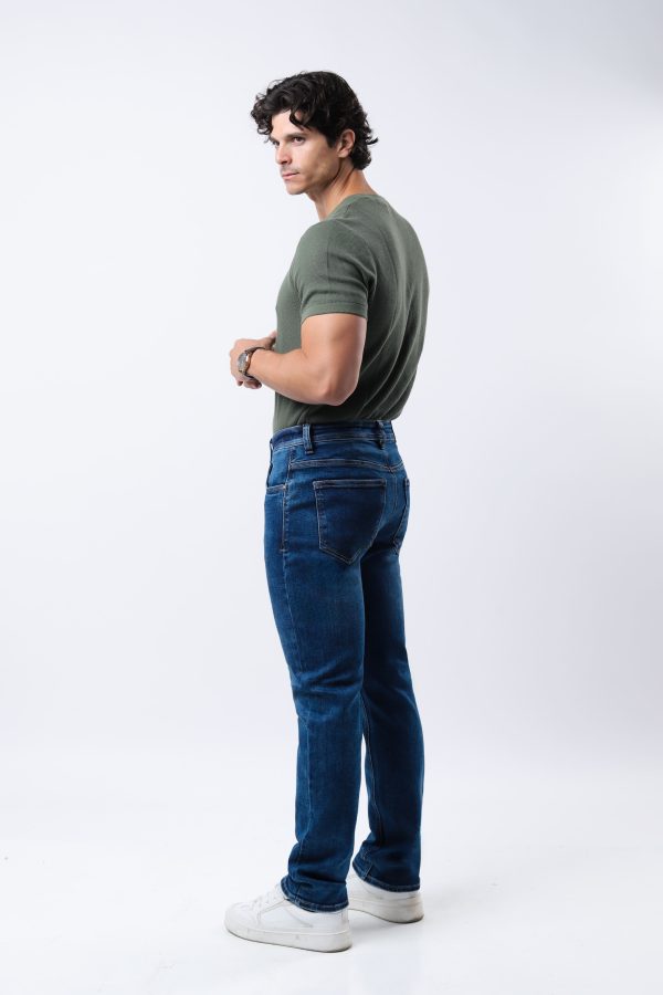 JEANS COLLECTION STRAIGHT DE MEZCLILLA AZUL MEDIO CLARO - Imagen 2