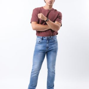 JEANS COLLECTION STRAIGHT DE MEZCLILLA AZUL CLARO