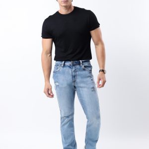 JEANS COLLECTION STRAIGHT DE MEZCLILLA AZUL CLARO
