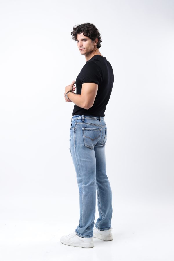 JEANS COLLECTION STRAIGHT DE MEZCLILLA AZUL CLARO - Imagen 2