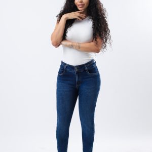 JEANS COLLECTION SKINNY PUSH UP MEZCLILLA MEDIO OSCURO