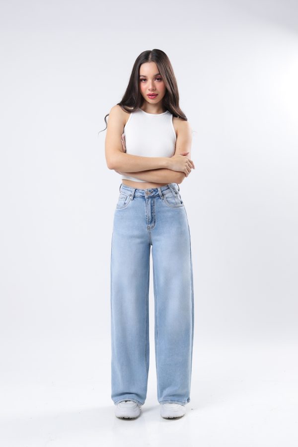 JEANS COLLECTION BAGGY MEZCLILLA AZUL CLARO