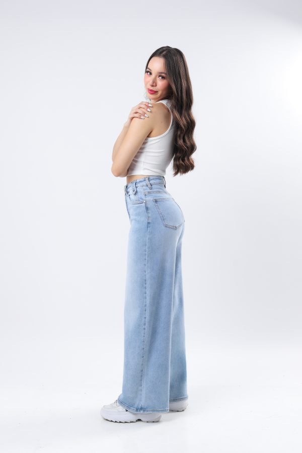 JEANS COLLECTION BAGGY MEZCLILLA AZUL CLARO - Imagen 2