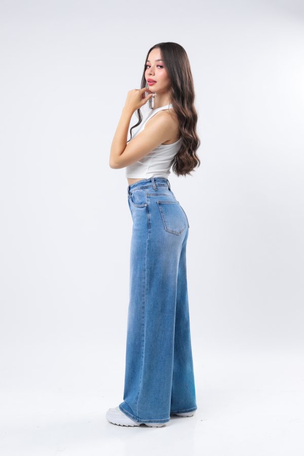 JEANS COLLECTION BAGGY MEZCLILLA AZUL MEDIO CLARO - Imagen 2
