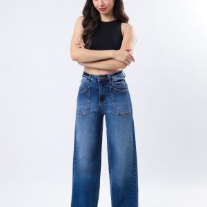 JEANS COLLECTION BAGGY MEZCLILLA AZUL MEDIO