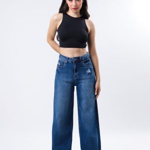JEANS COLLECTION  BAGGY MEZCLILLA AZUL MEDIO