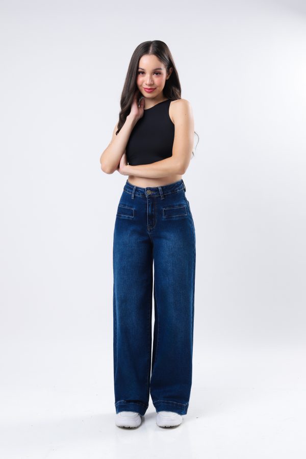 JEANS COLLECTION BAGGY MEZCLILLA AZUL MEDIO