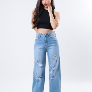 JEANS COLLECTION BAGGY MEZCLILLA AZUL CLARO