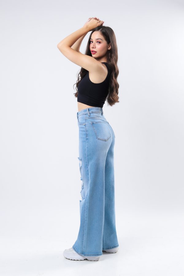 JEANS COLLECTION BAGGY MEZCLILLA AZUL CLARO - Imagen 2
